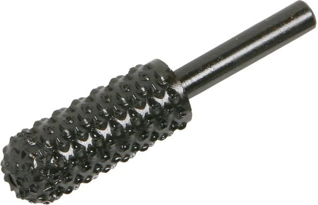 LUX-TOOLS Profilraspel für Holz in runder Form aus Stahl, Schwarz - Bild 1