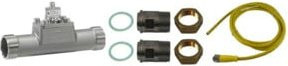 Grundfos Durchflusssensor VFI 1,3-25 m3/h DN 32, Set R 1 1/2 Zoll, Silber, Edelstahl - Bild 1