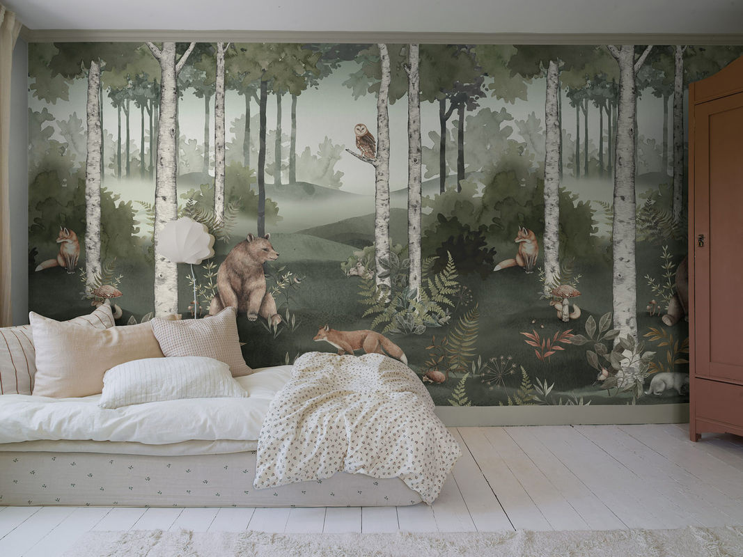 Boråstapeter Mural Tapete Wild Forest 6943 in Grün aus Vlies - Bild 2