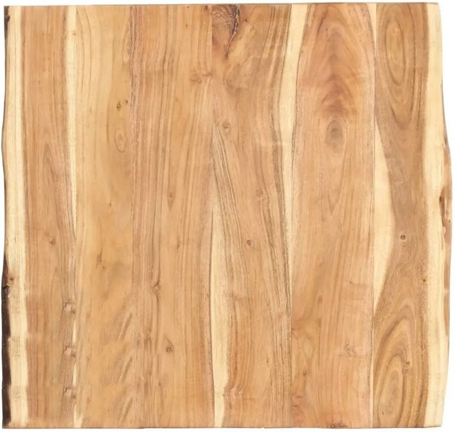 vidaXL Tischplatte aus Akazien-Massivholz in Braun, B: 58 cm, T: 50-60 cm, H: 3,8 cm - Bild 1