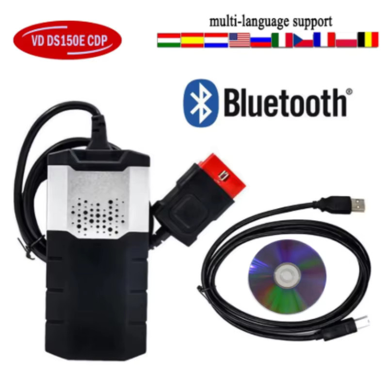 Delphis CDP Pro DS150E OBD2 Scanner für PKW und LKW mit USB und Bluetooth in Schwarz - Bild 5