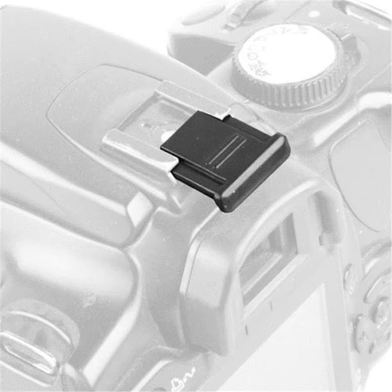 VIKEFON BS-1 Flash Schuh Schutzhülle in Schwarz für SLR DSLR Digital Kameras von Canon, Nikon und Pentax - Bild 2