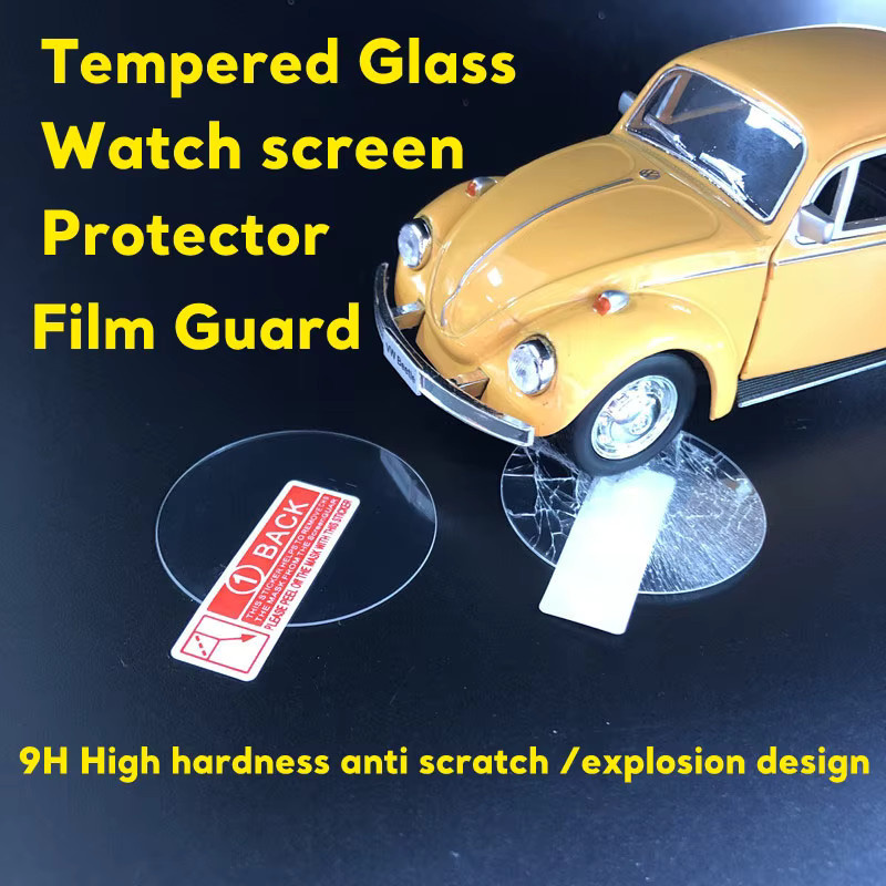 Smartwatch Displayschutzfolie, Glas, 24 mm-43 mm, Schwarz - Bild 4