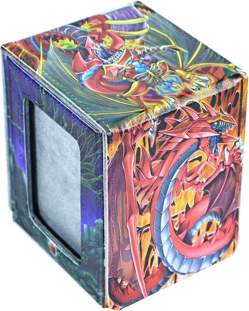 Bandai Yu-Gi-Oh! Phantasm Karten-Aufbewahrungsbox, Leder, mit Sichtfenster - Bild 1