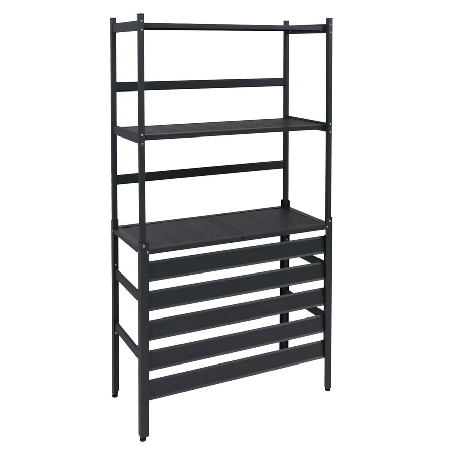 PROREGAL Aluminium Verkleidung für Klimaanlage und Wärmetauscher als Schutzgitter in Anthrazit, H x B x T: 163 x 90 x 38 cm - Bild 2
