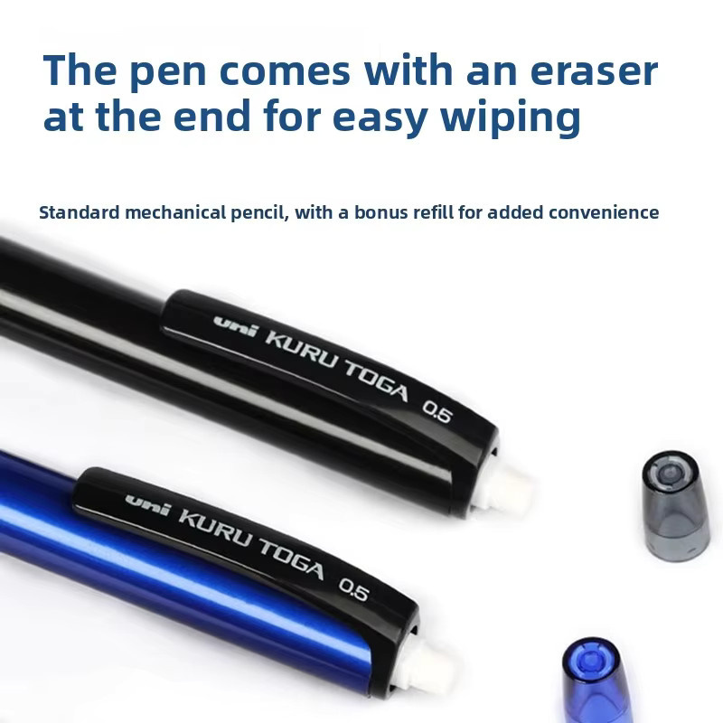 UNI Kuru Toga M5-452 Druckbleistift mit automatischer Rotation in Blau, 0,5 mm - Bild 6