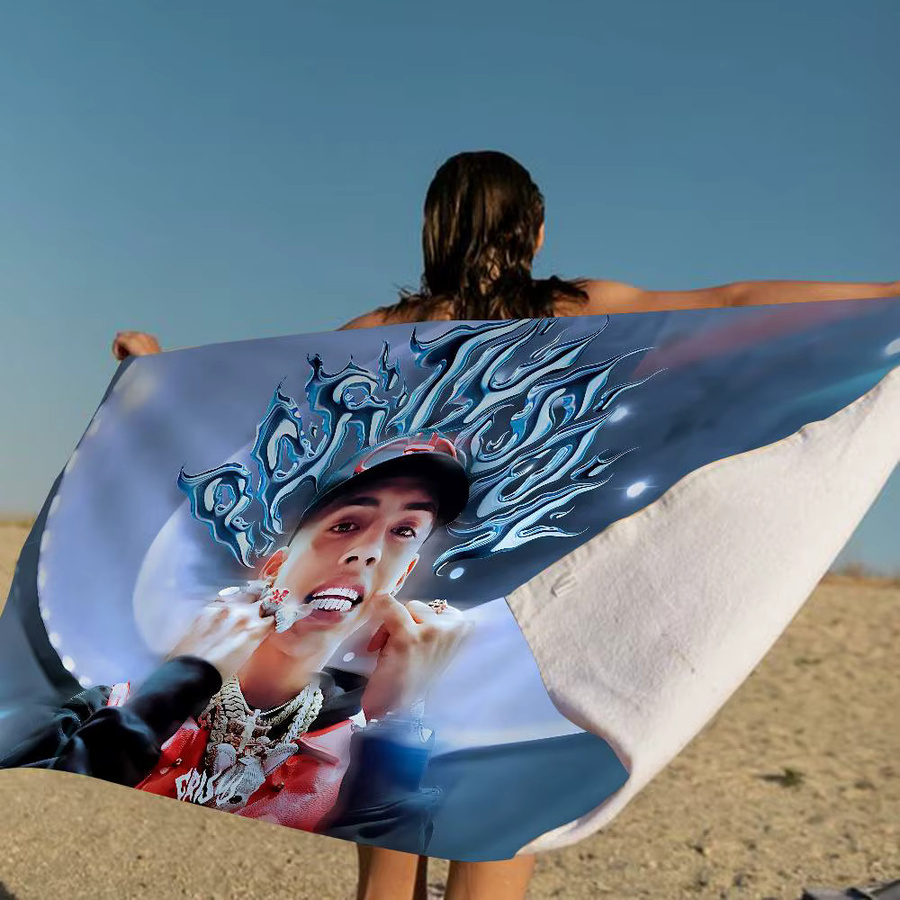 Singer C-Cris Mj Mikrofaser-Strandtuch, super saugfähiges und schnell trocknendes Pool-Handtuch in Multicolour - Bild 4