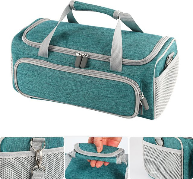 Cricut Tragetasche für Cricut Joy Xtra, wasserdichte Aufbewahrungstasche mit mehreren Fächern in Grün und Türkis - Bild 1