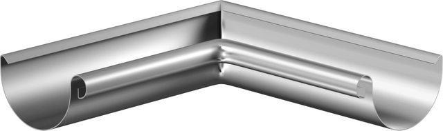 Sarei Rinnenwinkel Inneneck 90 Grad aus Aluminium in Natur Silber, halbrund - Bild 1
