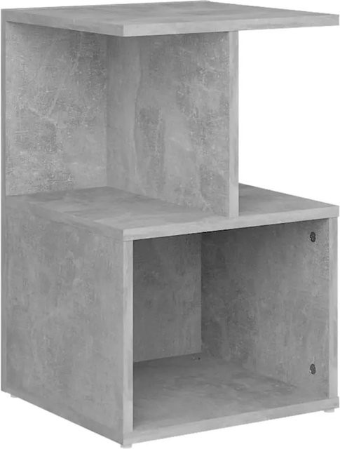 vidaXL Nachttisch aus Holzwerkstoff in Betongrau, B/T/H: 35 x 35 x 55 cm - Bild 1