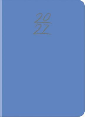 Korsch Wochenplaner Colour 2027, 12-Monats-Kalender mit 128 Seiten, 2 Seiten pro Woche, Softcover, Blau, B: 11,5 cm, H: 15,5 cm - Bild 1