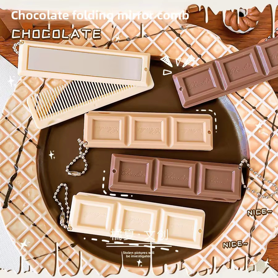 Schokoladen-Klappspiegelkamm für Kinder - Bild 2