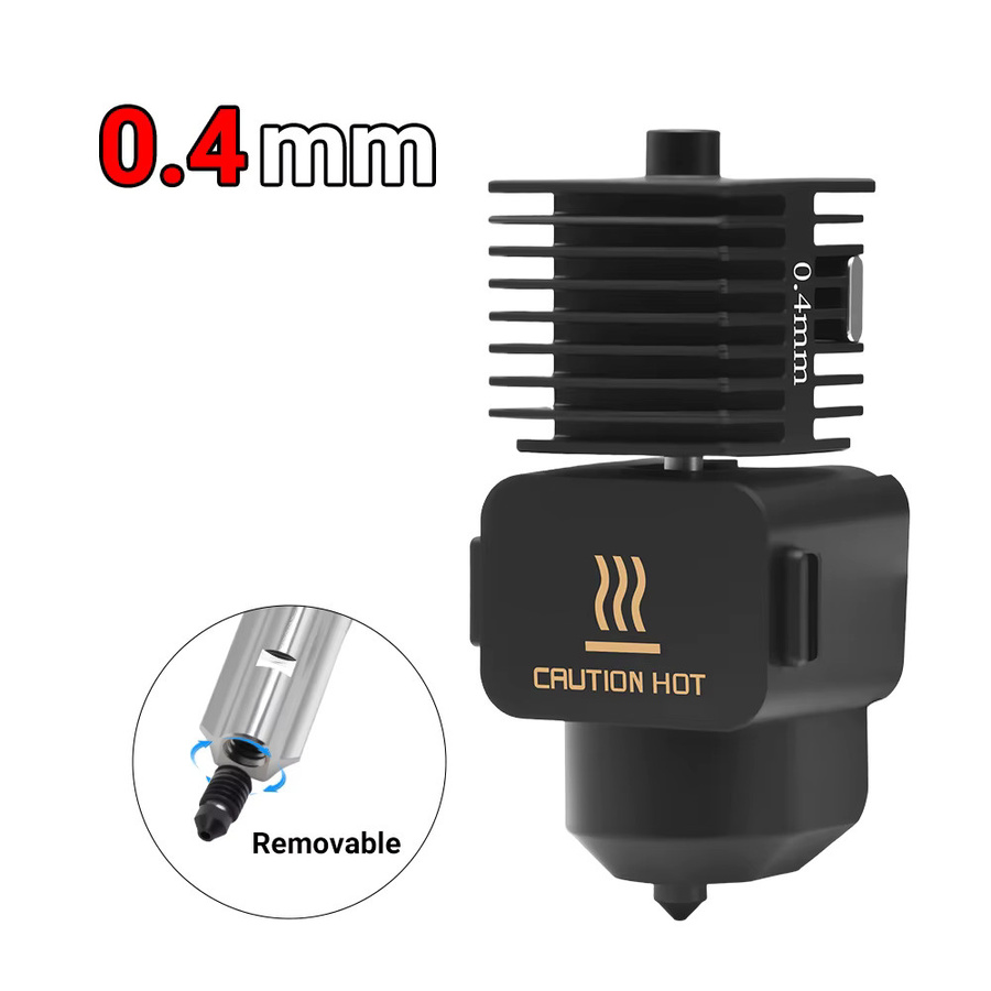 Bambu Lab Hotend-Kit für A1, A1 Mini und A2L 3D-Drucker mit austauschbaren Düsen (0,2 mm, 0,4 mm, 0,6 mm, 0,8 mm) - Bild 6