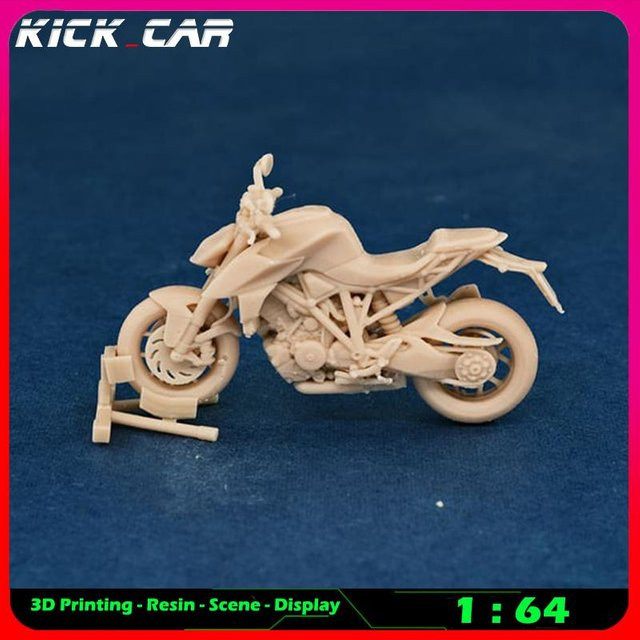 Kicarmod Motorrad, Modellauto, 1:64, Harz, ab 14 Jahren - Bild 1