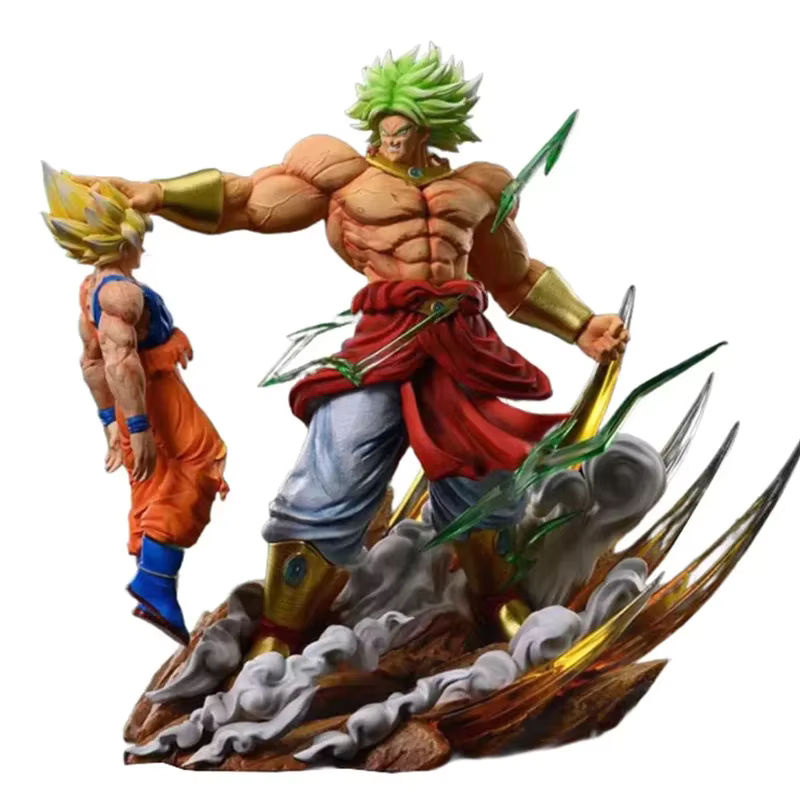 Bandai Dragon Ball Anime Actionfigur Broly vs. Son Goku aus PVC, mehrfarbig, Höhe: 20 cm - Bild 5