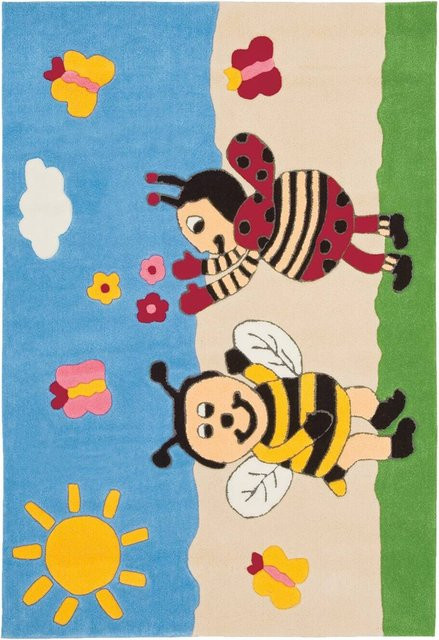 Arte Espina Kurzflorteppich Joy 4091 Multi Bumblebee mehrfarbig B/L: 110 x 160 cm - Bild 1