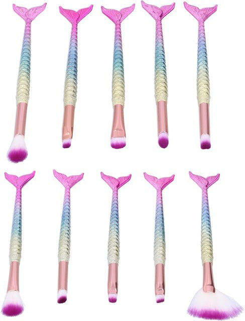 GoolRC Make-up Pinsel Set, 10 Stück, pink - Bild 1