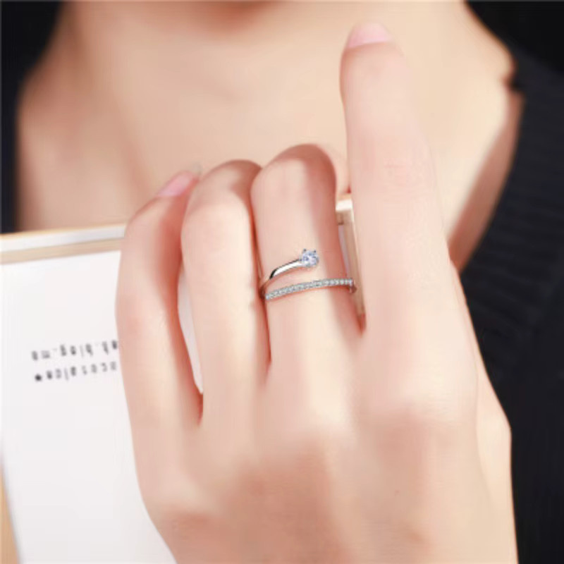 SAY Ring 925 Silber, Zirkonia, Damen - Bild 2
