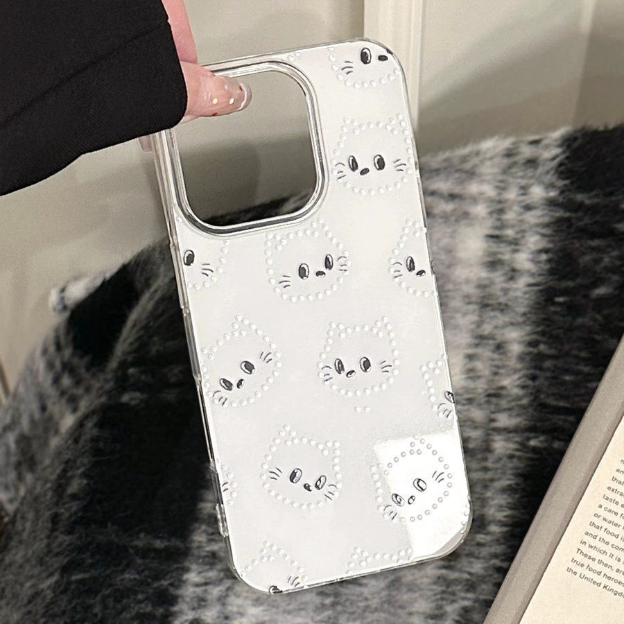 MUQGEW Stoßfeste iPhone Handyhülle mit Koreanischem Kätzchen- und Welpen-Design für iPhone 11 bis iPhone 17 Pro Max - Bild 2
