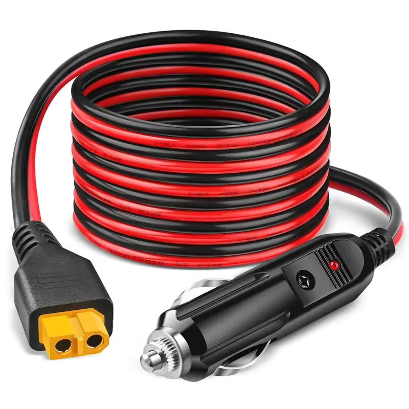 ALLPOWERS XT60 auf Auto-Zigarettenanzünder Adapterkabel, 12 AWG, Schwarz, Länge: 3 m und 1,5 m - Bild 7