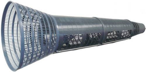 FIAP 1681 Aalreuse in Grau für die Fischpflege, Durchmesser: 46 cm, Höhe: 153 cm - Bild 1