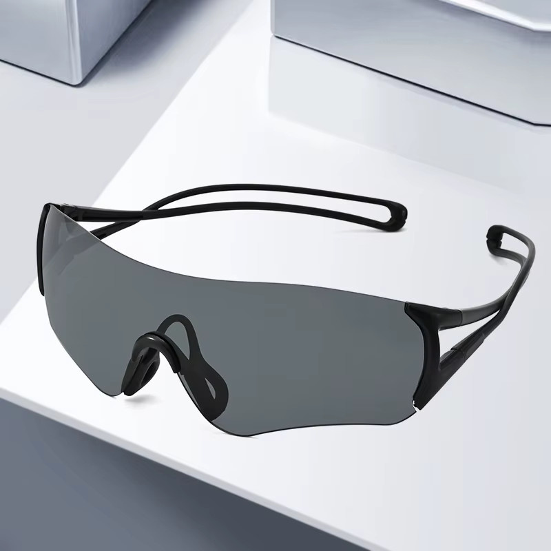 Kunkka coco Sportsonnenbrille, randlos, wrap, unisex, black - Bild 3