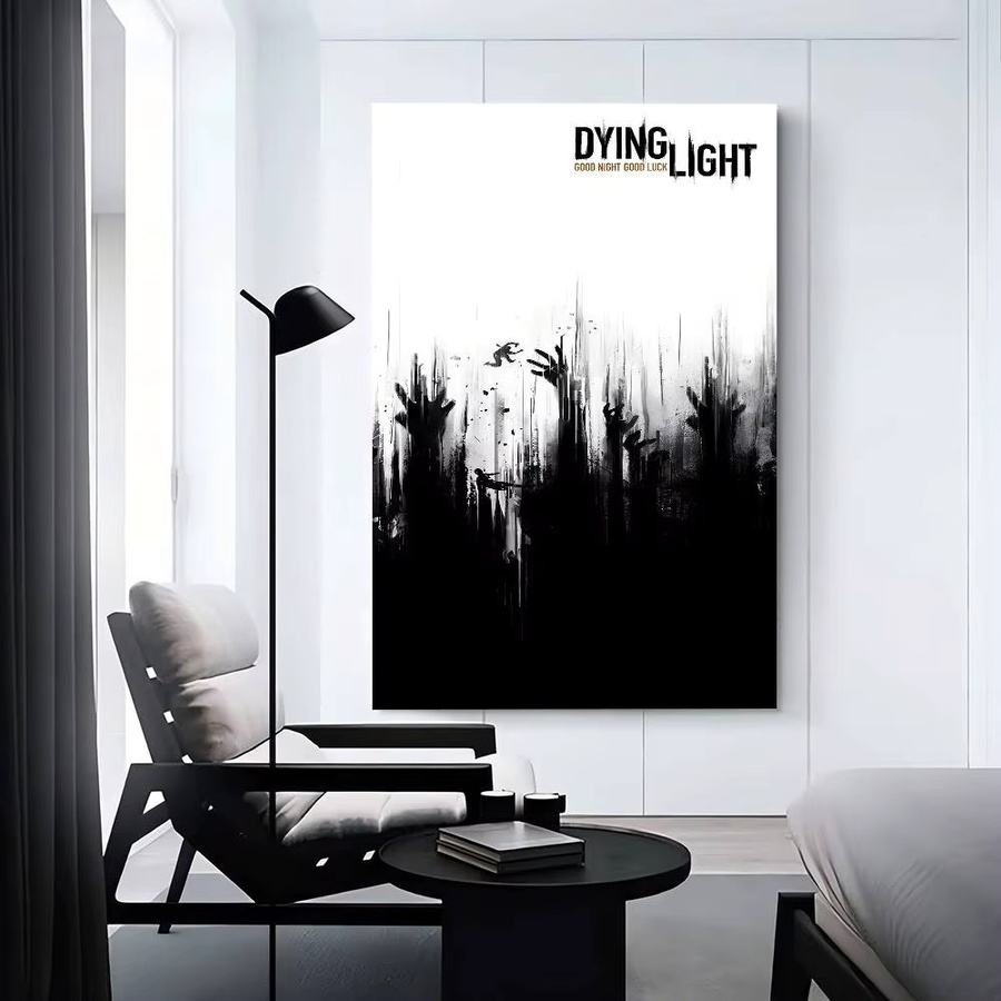 Dying Light Classic Anime Poster wasserfester Papieraufkleber Wanddekoration Mehrfarbig - Bild 5
