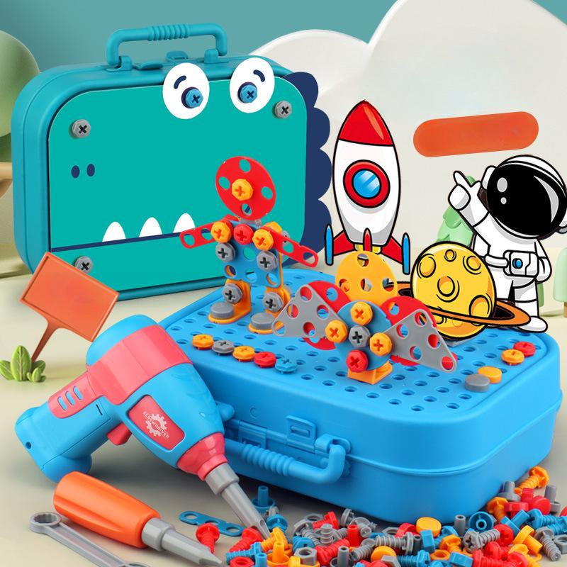 Bai Fen Bai Toys Werkzeugkiste, elektrische Bohrmaschine, ab 3 Jahre - Bild 2