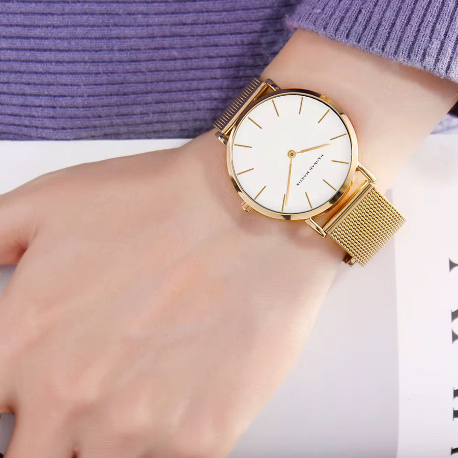 Hannah Martin Armbanduhr, Quarz, Edelstahl, Roségold, Damen - Bild 3
