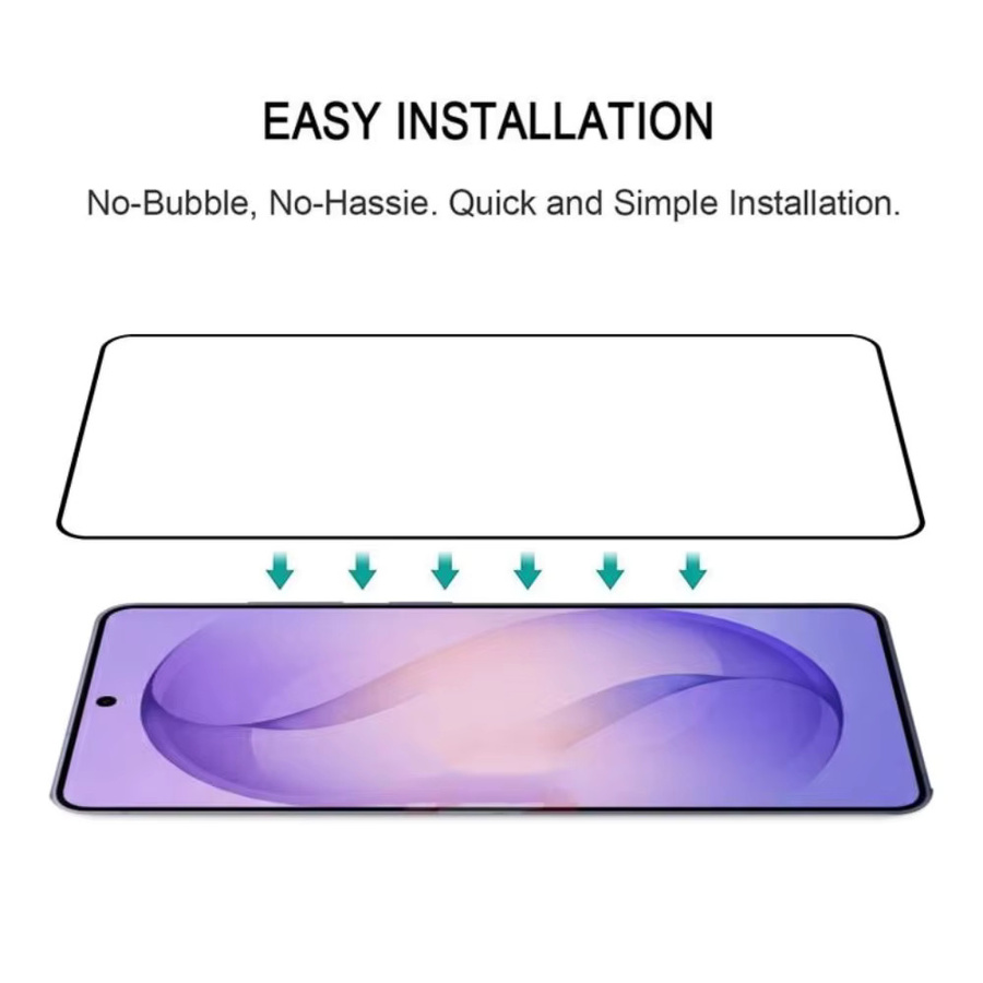 4er-Pack Displayschutzfolie aus gehärtetem Glas für Samsung Galaxy S21 S22 S23 S24 S25 S26 Ultra und Edge, transparent - Bild 2