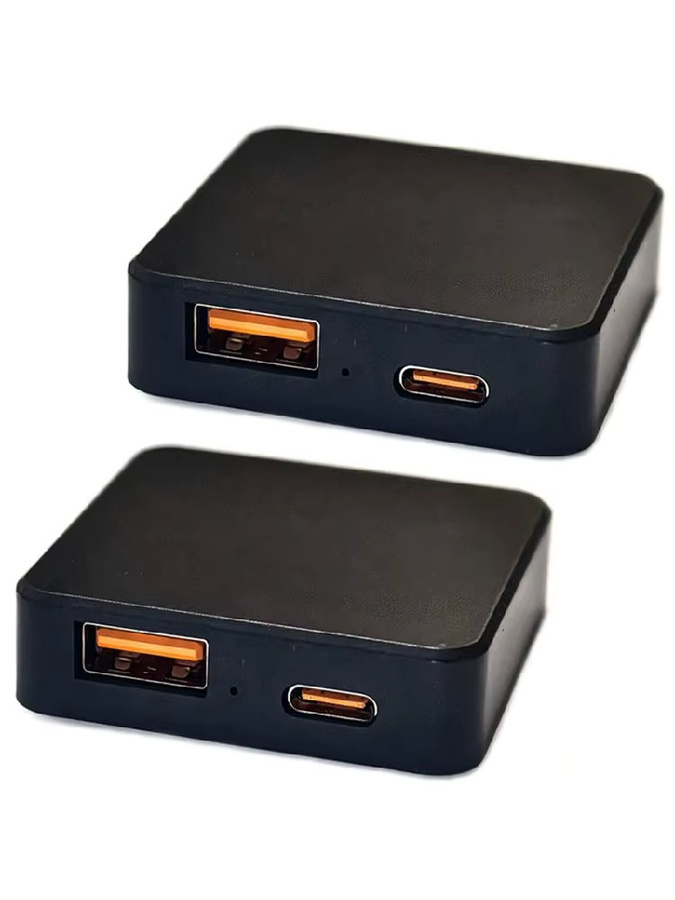 ABGH Solar-Controller mit USB-A und USB-C Anschlüssen, Spannungsstabilisator für Solarpanels mit QC/PD 2.0 3.0 Unterstützung, Schwarz - Bild 4