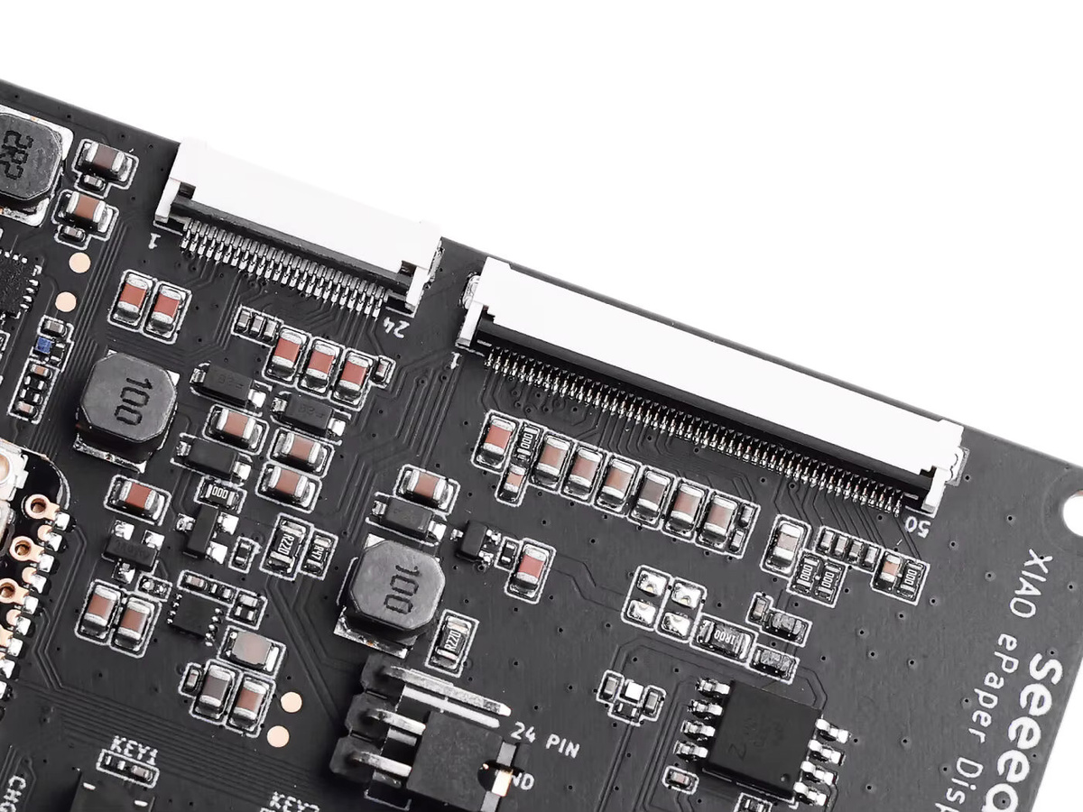 Seeed Studio XIAO ePaper Display Board EE04 mit XIAO ESP32-S3 Plus, unterstützt 24-polige und 50-polige ePaper-Displays in Schwarz - Bild 4