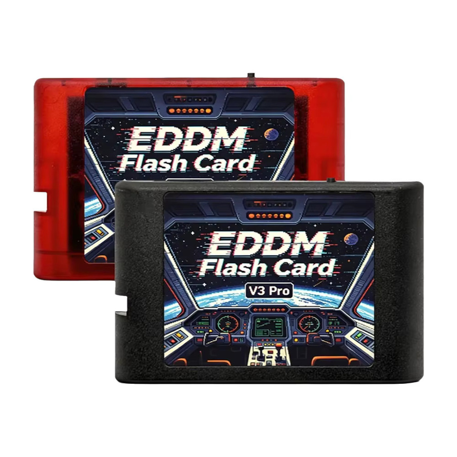 Skchao EDMD FlashCard 3000 in 1 MD V3 Pro Spielkassette für SEGA Genesis Mega Drive 16-Bit-Videospielkonsole in Schwarz mit 4G TF-Karte - Bild 6