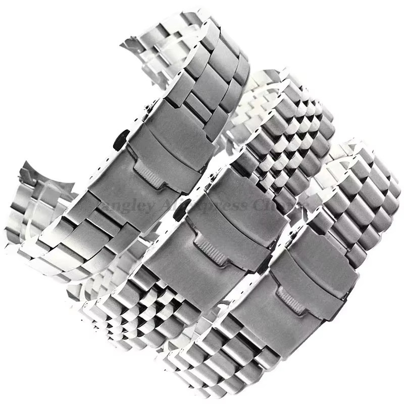 langley Uhrenarmband Edelstahl, Silber, Herren - Bild 2