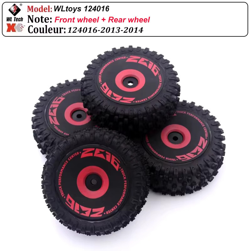 WLtoys Reifensätze, Vorder- und Hinterräder kombiniert, Zubehör - Bild 2