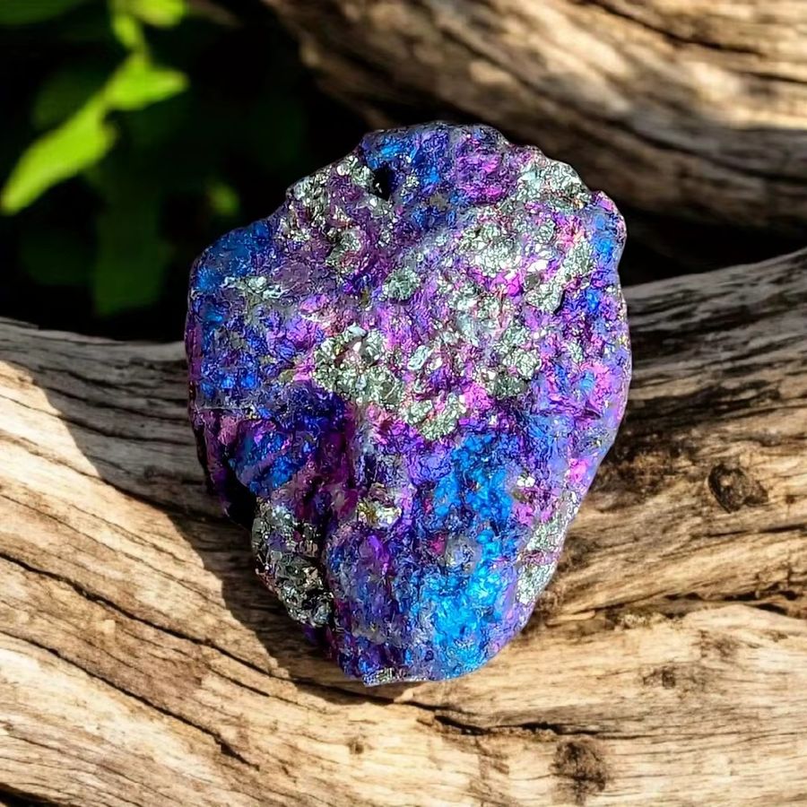 CRYSTALHOLA Roher Chalkopyrit-Kristall Pfauenerz in Multicolor für deine DIY-Schmuckherstellung - Bild 5