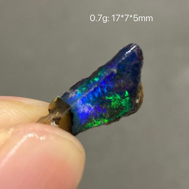 Halskette mit Wasseropal-Edelstein, Bunt, Unisex - Bild 1