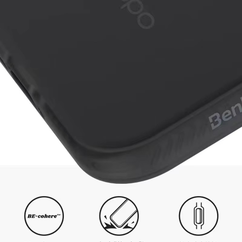 Benks Schutzhülle für OPPO Find X9 Pro mit matter Rückseite in Schwarz und Transparent - Bild 3