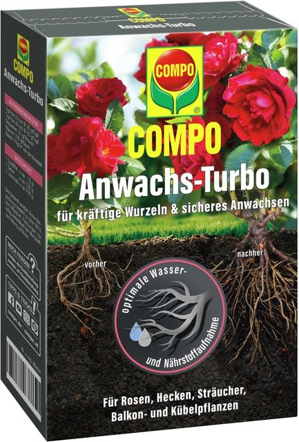 COMPO Anwachs-Turbo Bewurzelungspulver für Bäume, Sträucher, Rosen und Kübelpflanzen, 700 g - Bild 1