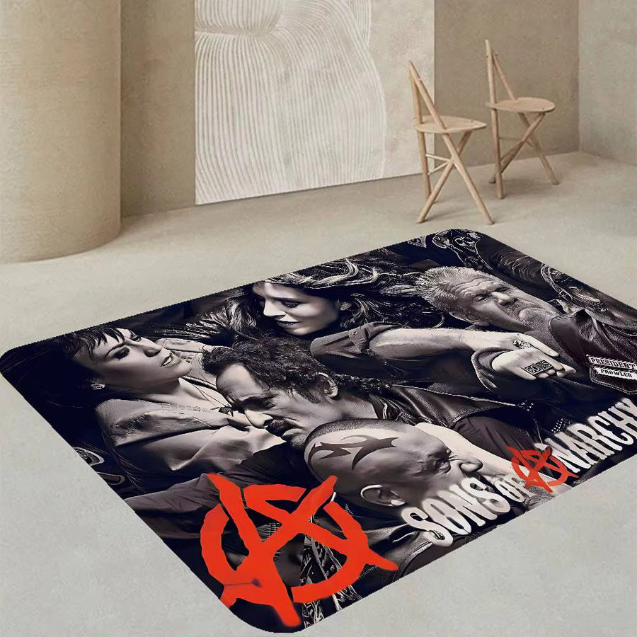 Potdemiel Bodenmatte Sons Of Anarchy, rechteckig, rutschfest und wetterfest, mehrfarbig, B/T: 60,0 x 40,0 cm - Bild 2