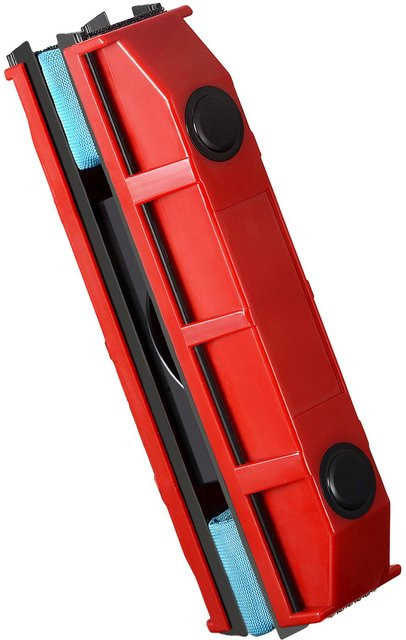 Magnetischer doppelseitiger Fensterreiniger von MARKET-3 in Rot für doppelt verglaste Fenster und Autos - Bild 1