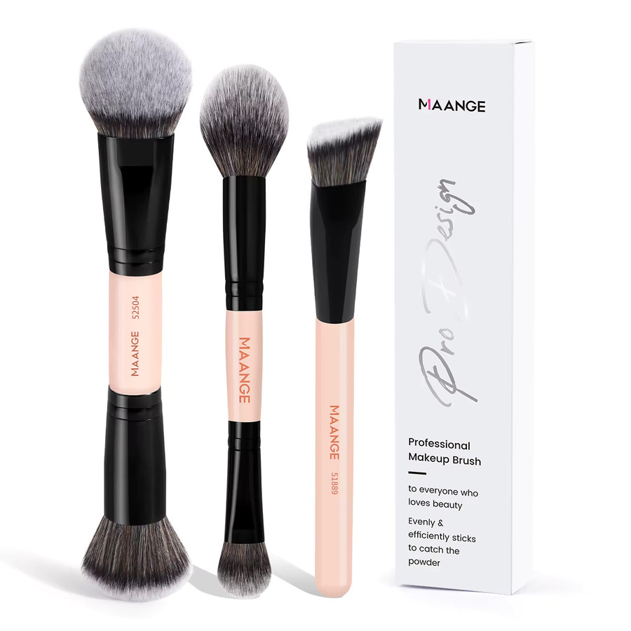 MAANGE Make-up-Pinsel-Set, 3-teilig, Unisex - Bild 5