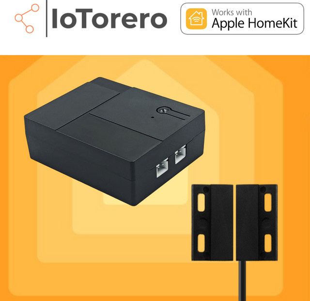 IoTorero Homekit Garagentoröffner ESP32C3 in Schwarz mit Wi-Fi für Home Assistant - Bild 1