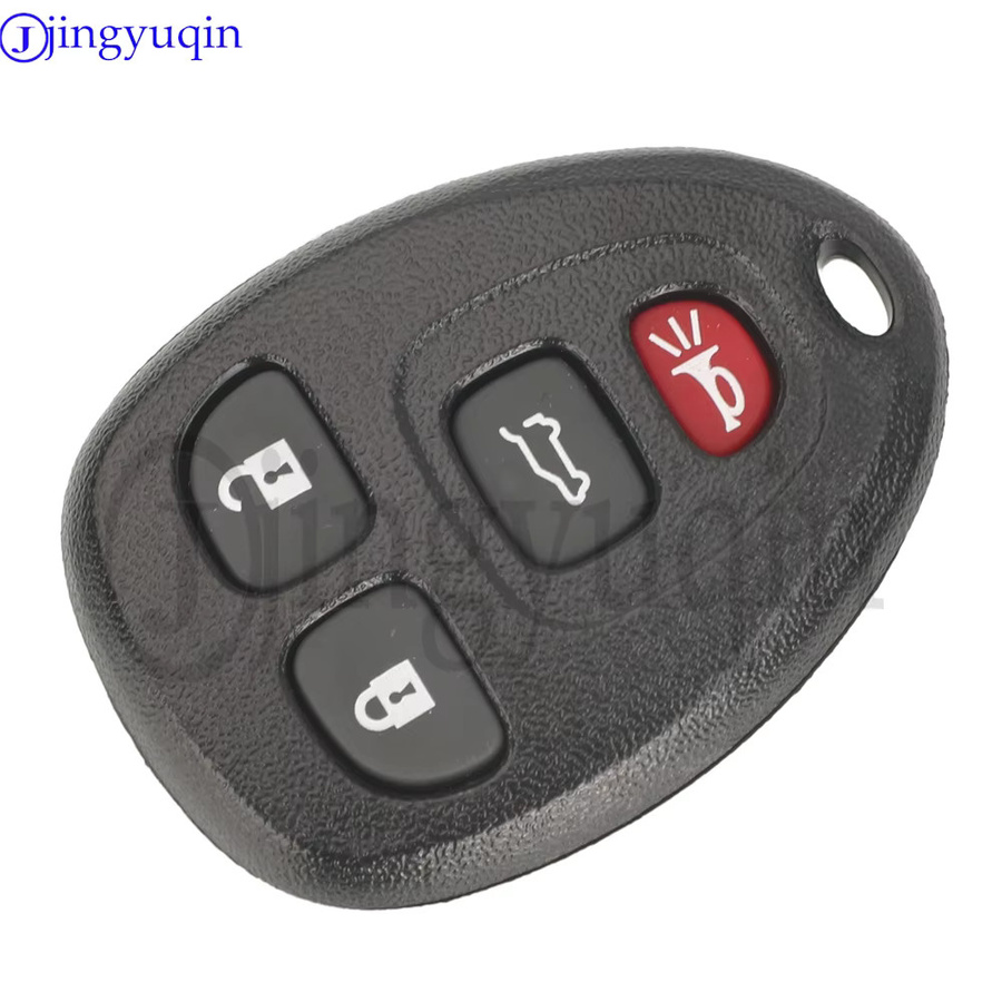 Jingyuqin Smart Remote Auto Schlüssel Shell Fob mit 4 Tasten und Batteriehalter in Schwarz für Chevrolet Colorado, Isuzu, Buick Hummer H3 und GMC - Bild 2