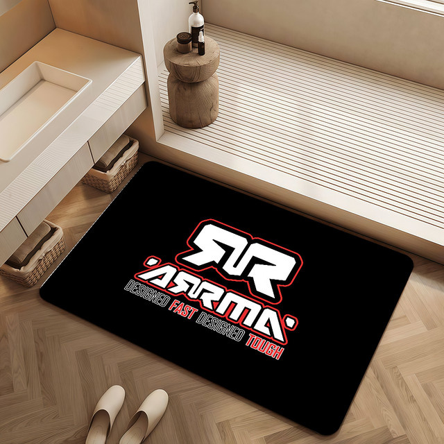 A-ARRMA Fußmatte mit Sporty-Graphic-Design in Schwarz, B/B/H: 60,0 x 40,0 cm - Bild 1