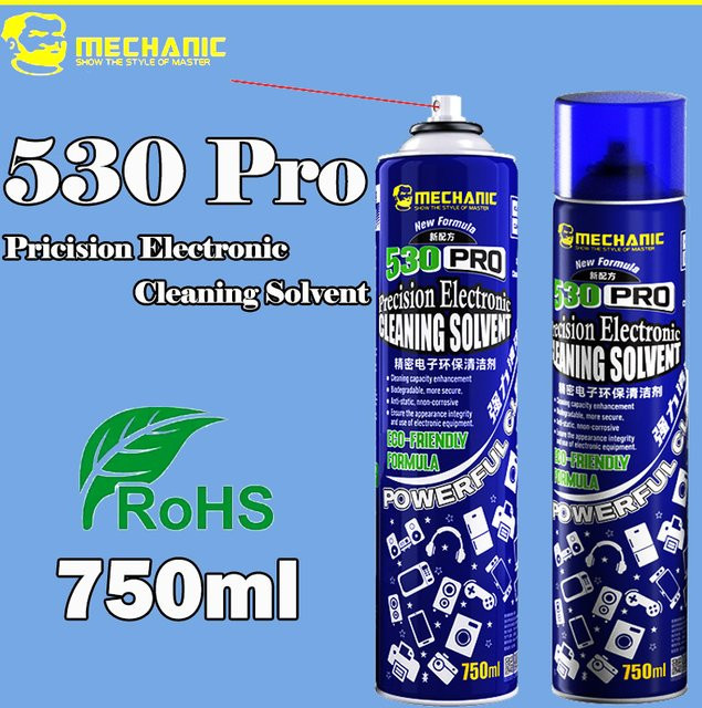 MECHANIC 530-Pro Elektronischer Reiniger für Mobiltelefonbildschirme, 750 ml, Blau - Bild 1