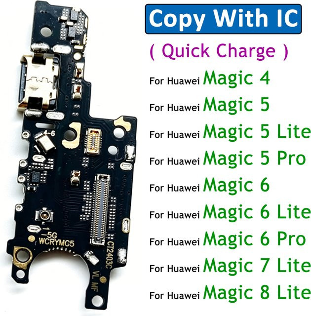 USB-C Ladeanschluss-Flexkabel als Ersatz-Verbindungsboard für Huawei Honor Magic 4 5 6 7 8 Pro Lite - Bild 1