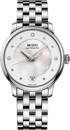 Mido Armbanduhr Automatik, Edelstahl, Weiß, 27,9 mm, Damen - Bild 1