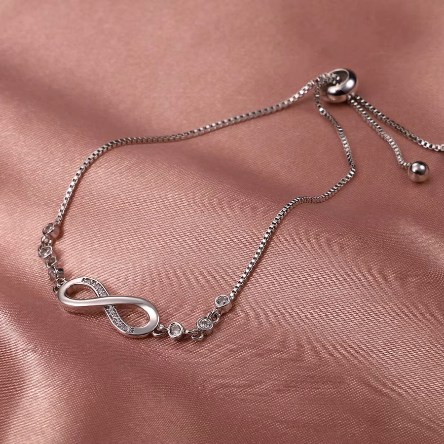 Armband 925 Silber, Zirkonia, Damen - Bild 3