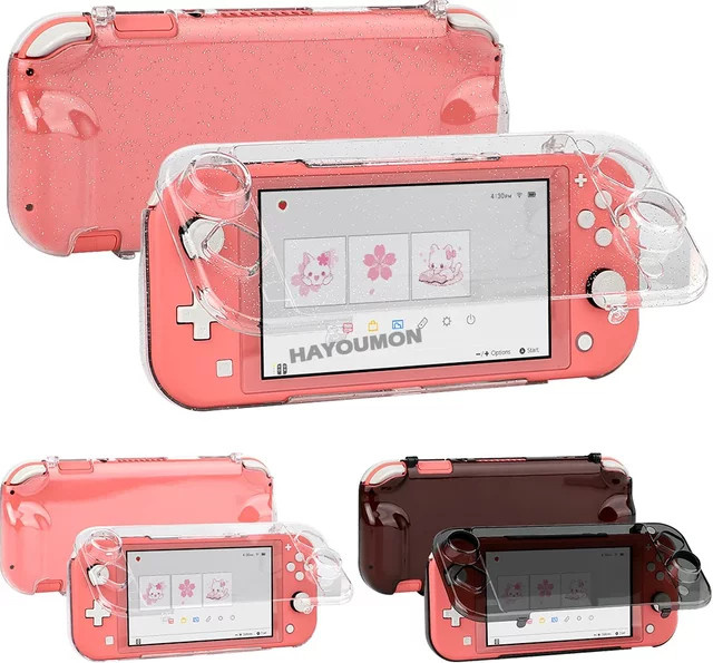Transparente Schutzhülle für deine Nintendo Switch Lite Spielkonsole, kratzfeste Kristallschale als Zubehör - Bild 1